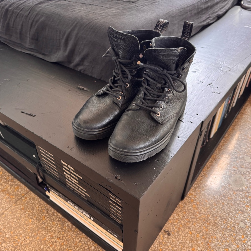 Dr. Martens Black Leather Boots